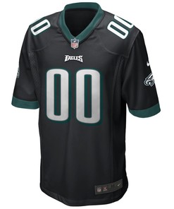 Philadelphia Eagles Alternate Custom Game Jersey - Black