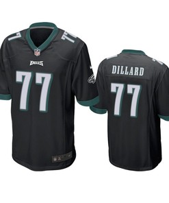 Philadelphia Eagles Andre Dillard 2019 Nfl Draft Black Game Jersey