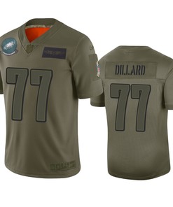 Philadelphia Eagles Andre Dillard Camo 2019 Salute To Service Limited Jersey