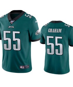 Philadelphia Eagles Brandon Graham Midnight Green 100th Season Vapor Limited Jersey