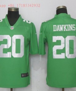 Philadelphia Eagles Brian Dawkins #20 2020 Nfl Green Jersey Jersey