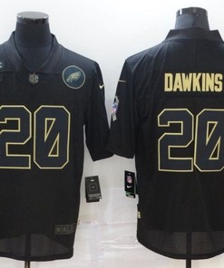 Philadelphia Eagles Brian Dawkins #20 Nfl 2020 Black Jersey