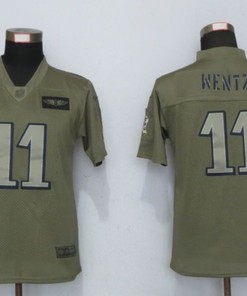 Philadelphia Eagles Carson Wentz #11 Nfl 2020 Grey Jersey