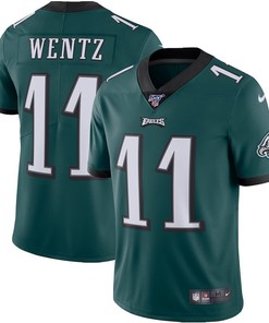 Philadelphia Eagles Carson Wentz Midnight Green Nfl 100 Vapor Jersey
