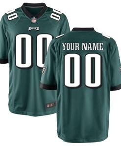 Philadelphia Eagles Custom Game Jersey - Midnight Green Custom Jerseys Nfl