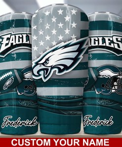 Philadelphia Eagles Custom Name Tumbler Limited Edition