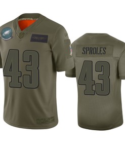 Philadelphia Eagles Darren Sproles Camo 2019 Salute To Service Limited Jersey