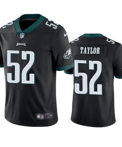 Philadelphia Eagles Davion Taylor Black Vapor Limited Jersey