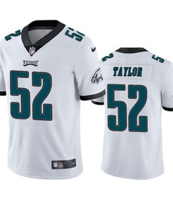 Philadelphia Eagles Davion Taylor White Vapor Limited Jersey