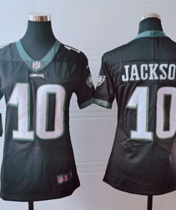 Philadelphia Eagles Desean Jackson #10 Nfl 2020 Dark Brown Womens Jersey