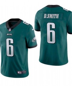 Philadelphia Eagles Devonta Smith #6 2021 Draft Nfl Midnight Green Jersey For Fans