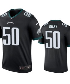 Philadelphia Eagles Duke Riley Black Color Rush Legend Jersey