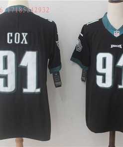 Philadelphia Eagles Fletcher Cox #91 2020 Nfl Black Jersey Jersey
