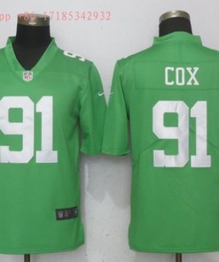 Philadelphia Eagles Fletcher Cox #91 2020 Nfl Green Jersey Jersey