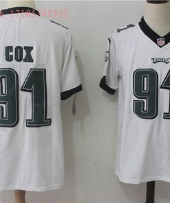 Philadelphia Eagles Fletcher Cox #91 2020 Nfl White Jersey Jersey