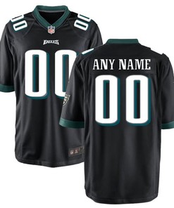Philadelphia Eagles Game Custom Jersey Black Custom Jerseys Nfl