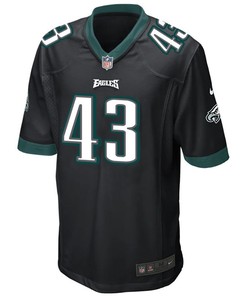Philadelphia Eagles Haason Reddick 43 Alternate Game Jersey - Black Jersey