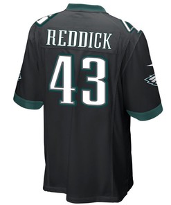 Philadelphia Eagles Haason Reddick 43 Alternate Game Jersey - Black Jersey