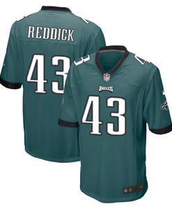 Philadelphia Eagles Haason Reddick 43 Game Jersey - Midnight Green Jersey