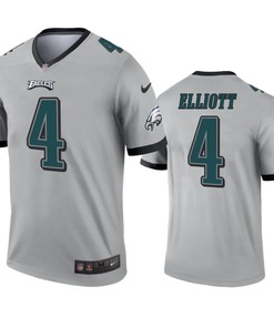 Philadelphia Eagles Jake Elliott Silver Inverted Legend Jersey