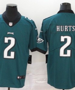 Philadelphia Eagles Jalen Hurts #2 Nfl 2020 Green Jersey
