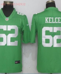 Philadelphia Eagles Jason Kelce #62 2020 Nfl Green Jersey Jersey