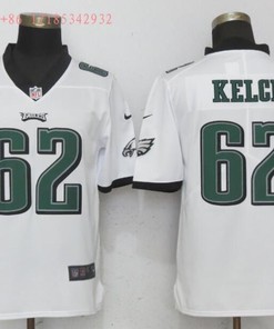 Philadelphia Eagles Jason Kelce #62 2020 Nfl White Jersey Jersey