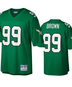 Philadelphia Eagles Jerome Brown Kelly Green Legacy Replica Jersey
