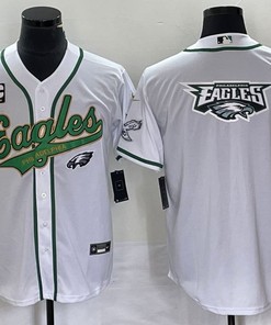 Philadelphia Eagles Jersey White Green