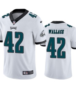 Philadelphia Eagles K'Von Wallace 42 White Vapor Limited Jersey