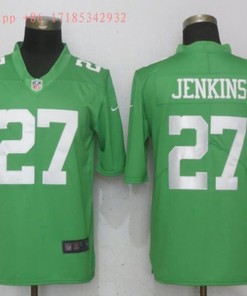 Philadelphia Eagles Malcolm Jenkins #27 2020 Nfl Green Jersey Jersey