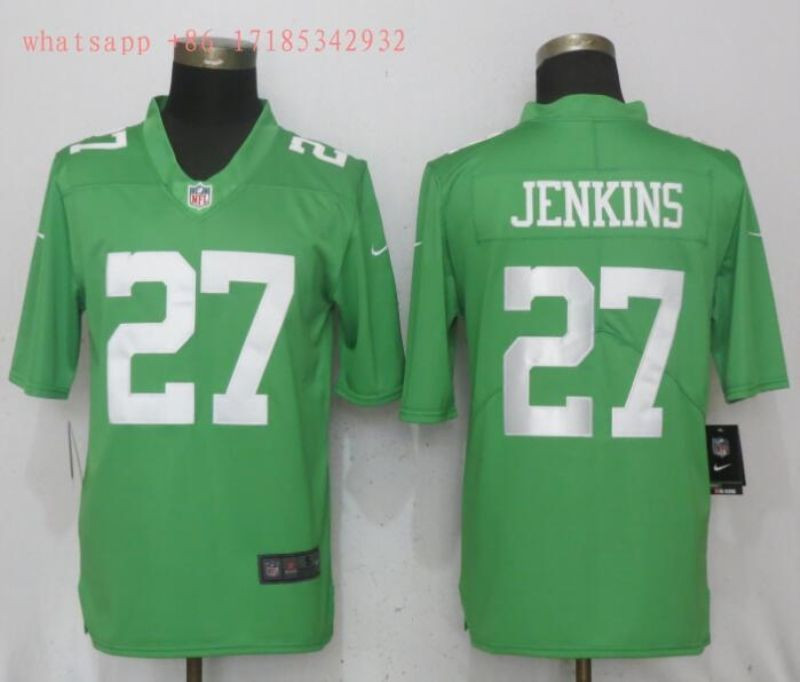 Philadelphia Eagles Malcolm Jenkins #27 2020 Nfl Green Jersey Jersey