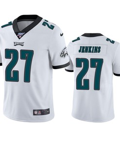 Philadelphia Eagles Malcolm Jenkins White 100th Season Vapor Limited Jersey
