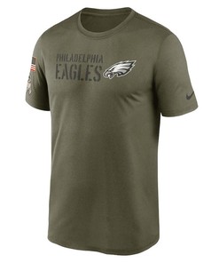 Philadelphia Eagles Men 2022 Salute to Service Legend Team T-Shirt - Olive