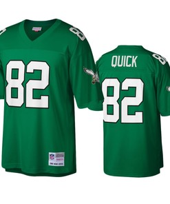 Philadelphia Eagles Mike Quick Kelly Green Legacy Replica Jersey