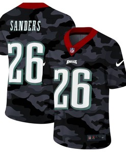 Philadelphia Eagles Miles Sanders #26 Nfl 2020 Camo Black Jersey