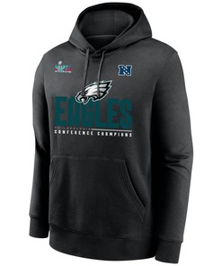Philadelphia Eagles NFC Conference Champions Black Pullover Hoodie