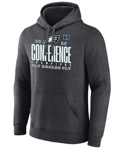 Philadelphia Eagles NFC Conference Champions Fly Eagles Fly Black Pullover Hoodie