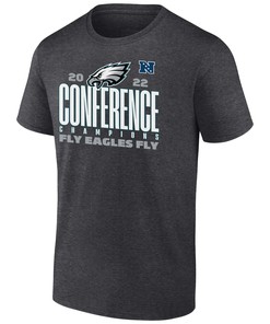 Philadelphia Eagles NFC Conference Champions Fly Eagles Fly T-Shirt - Charcoal