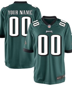 Philadelphia Eagles Nike Custom Game Jersey - Midnight Green