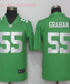 Philadelphia Eagles On Graham #55 2020 Nfl Green Jersey Jersey