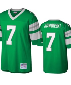 Philadelphia Eagles Ron Jaworski Kelly Green Legacy Replica Jersey
