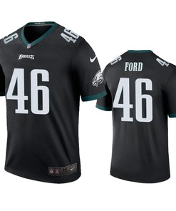 Philadelphia Eagles Rudy Ford Black Color Rush Legend Jersey