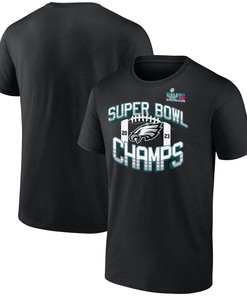Philadelphia Eagles Super Bowl Champions Icon Bold T-shirt - Black