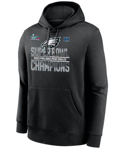 Philadelphia Eagles Super Bowl Champions Pullover Hoodie - Black