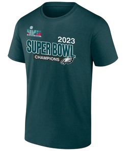 Philadelphia Eagles Super Bowl LVII Champions Divide & Conquer T-Shirt - Midnight Green