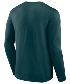 Philadelphia Eagles Super Bowl LVII Vivid Striations Long Sleeve T-Shirt - Forest Green