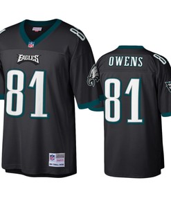 Philadelphia Eagles Terrell Owens Black Legacy Replica Jersey
