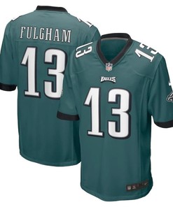 Philadelphia Eagles Travis Fulgham #13 Nfl 2020 Green Jersey