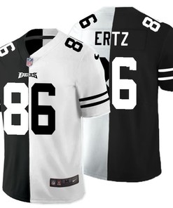 Philadelphia Eagles Zach Ertz #86 Nfl 2020 Black And White Jersey